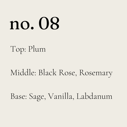 Crystal - No. 08 | black rose, vanilla, labdanum