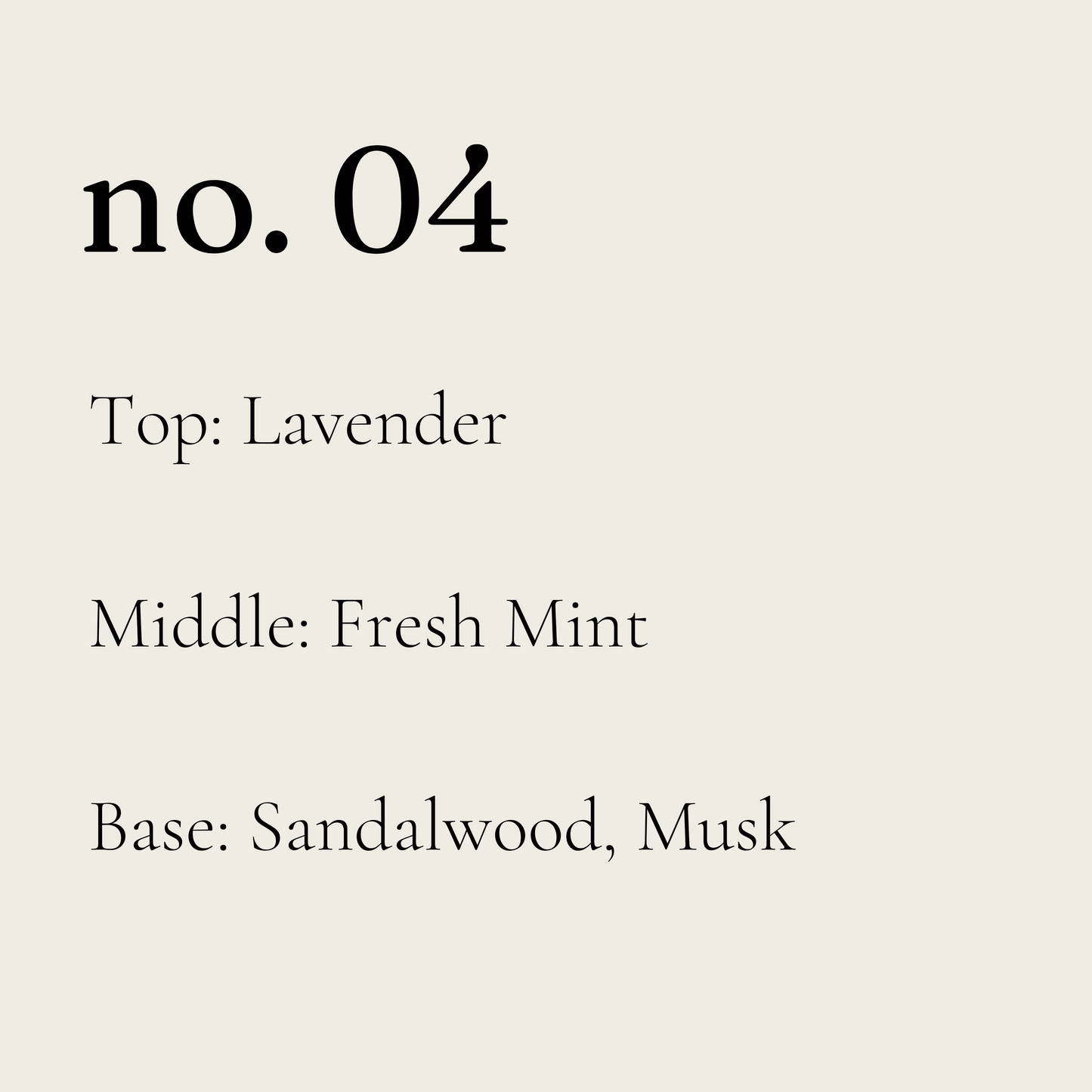 Crystal - No. 04 | mint, lavender, sandalwood