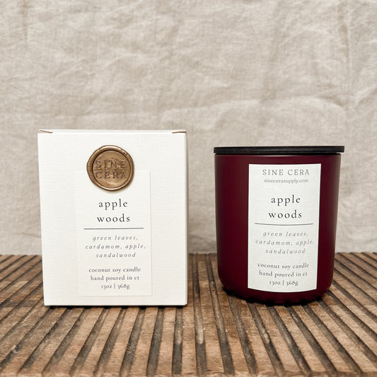 Fall Collection - Apple Woods Wood Wick Candle